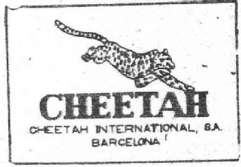Imagen de CHEETAH CHEETAH INTERNATIONAL, S.A. BARCELONA