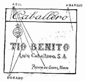 Imagen de TIO BENITO CABALLERO LUIS CABALLERO, S.A. PUERTO DE SANTA MARIA