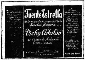 Imagen de FUENTE ESTRELLA VICHY CATALAN