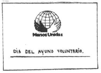 Imagen de MANOS UNIDAS DIA DEL AYUNO VOLUNTARIO
