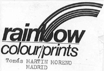 Imagen de RAINBOW COLOUR/PRINTS TOMAS MARTIN MORENO MADRID