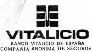 Imagen de VITALICIO BANCO VITALICIO DE ESPAÑA COMPAÑIA ANONIMA DE SEGUROS