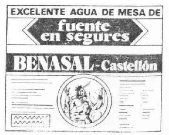 Imagen de EXCELENTE AGUA DE MESA DE FUENTE EN SEGURES BENASAL-CASTELLON