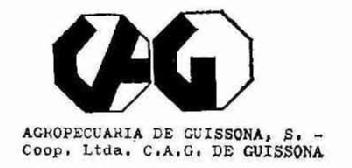 Imagen de CAG AGROPECUARIA DE GUISSONA, S. - COOP. LTDA. C.A.G. DE GUISSONA