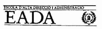 Imagen de ESCOLA D'ALTA DIRECCIO I ADMINISTRACIO EADA