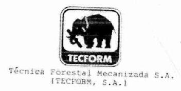 Imagen de TECFORM TECNICA FORESTAL MECANIZADA, S.A. (TECFORM, S.A.)