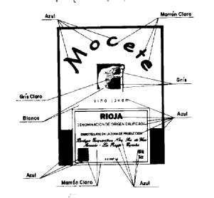Imagen de MOCETE VINO JOVEN RIOJA DENOMINACION DE ORIGEN CALIFICADA EMBOTELLADO EN LA ZONA DE PRODUCCION BODEGA COOPERATIVA NTRA. SRA. DE VICO ARNEDO - LA RIOJA - ESPAÑA