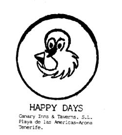 Imagen de HAPPY DAYS CANARY INNS & TAVERNS, S.L. PLAYA DE LAS AMERICAS-ARONA TENERIFE