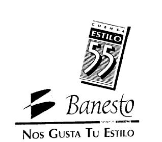 Imagen de CUENTA ESTILO 55 BANESTO NOS GUSTA TU ESTILO