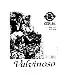 Imagen de ROSADO VALVINOSO JUSTO AGUADO LOPEZ CIGALES DENOMINACION DE ORIGEN