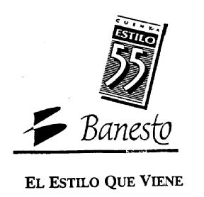 Imagen de CUENTA ESTILO 55 BANESTO EL ESTILO QUE VIENE