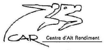 Imagen de CAR CENTRE D'ALT RENDIMENT