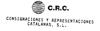 Imagen de C.R.C. CONSIGNACIONES Y REPRESENTACIONES CATALANAS, S.L