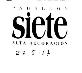 Imagen de PABELLON SIETE ALTA DECORACION