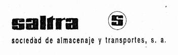 Imagen de SALTRA S SOCIEDAD DE ALMACENAJE Y TRANSPORTES, S.A