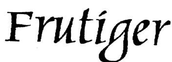 Imagen de FRUTIGER