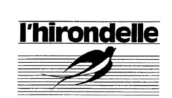 Imagen de L'HIRONDELLE