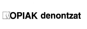 Imagen de KOPIAK DENONTZAT