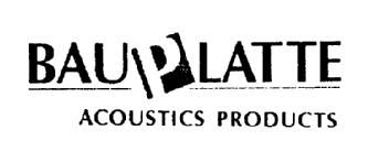 Imagen de BAUPLATTE ACOUSTICS PRODUCTS