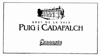 Imagen de BRUT DE LA SALA PUIG I CADAFALCH CODORNIU