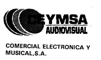 Imagen de CEYMSA AUDIOVISUAL COMERCIAL ELECTRONICA Y MUSICAL, S.A