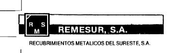 Imagen de RMS REMESUR, S.A. RECUBRIMIENTOS METALICOS DEL SURESTE, S.A