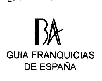 Imagen de BA GUIA FRANQUICIAS DE ESPAÑA