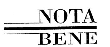 Imagen de NOTA BENE