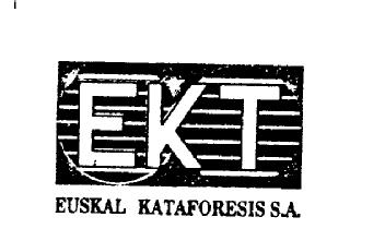 Imagen de EKT EUSKAL KATAFORESIS S.A