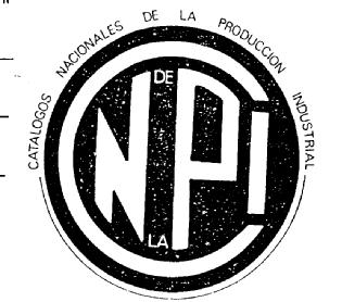 Imagen de CATALOGOS NACIONALES DE LA PRODUCCION INDUSTRIAL CN DE LA PI