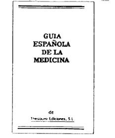 Imagen de GUIA ESPAÑOLA DE LA MEDICINA DE THESAURO EDICIONES, S.L