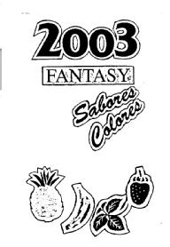 Imagen de 2003 FANTASY SABORES COLORES