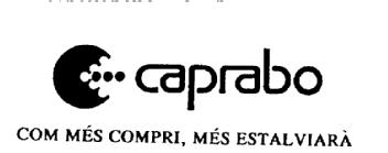 Imagen de CAPRABO COM MES COMPRI, MES ESTALVIARA