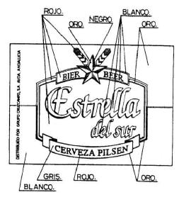 Imagen de BIER BEER ESTRELLA DEL SUR CERVEZA PILSEN