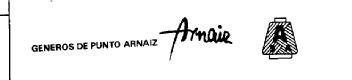 Imagen de GENEROS DE PUNTO ARNAIZ A S A