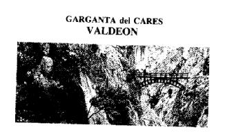Imagen de GARGANTA DEL CARES VALDEON