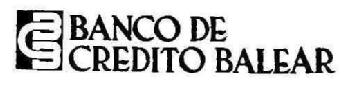 Imagen de BANCO DE CREDITO BALEAR