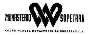 Imagen de MONASTERIO SOPETRAN COORDINADORA MONASTERIO DE SOPETRAN S.A