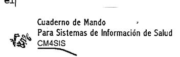Imagen de CUADERNO DE MANDO PARA SISTEMAS DE INFORMACION DE SALUD CM4SIS
