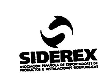 Imagen de S SIDEREX ASOCIACION ESPAÑOLA DE EXPORTADORES DE PRODUCTOS DE INSTALACIONES SIDERURGICAS