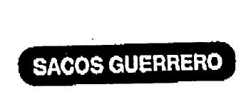Imagen de SACOS GUERRERO