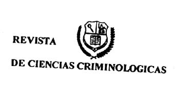 Imagen de REVISTA DE CIENCIAS CRIMINOLOGICAS