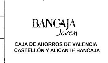 Imagen de BANCAJA JOVEN CAJA DE AHORROS DE VALENCIA CASTELLON Y ALICANTE BANCAJA