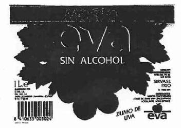 Imagen de MOSTO EVA SIN ALCOHOL ZUMO DE UVA