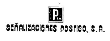 Imagen de P SA SEÑALIZACIONES POSTIGO, S.A