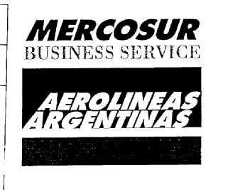 Imagen de MERCOSUR BUSINESS SERVICE AEROLINEAS ARGENTINAS