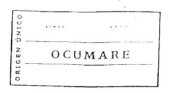 Imagen de ORIGEN UNICO OCUMARE