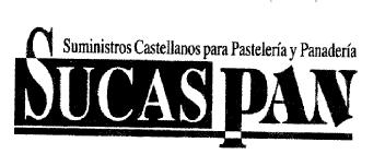 Imagen de SUCASPAN SUMINISTROS CASTELLANOS PARA PASTELERIA Y PANADERIA