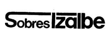 Imagen de SOBRES IZALBE