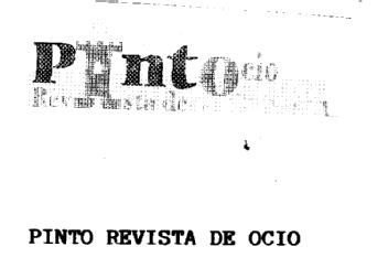 Imagen de PINTO REVISTA DE OCIO